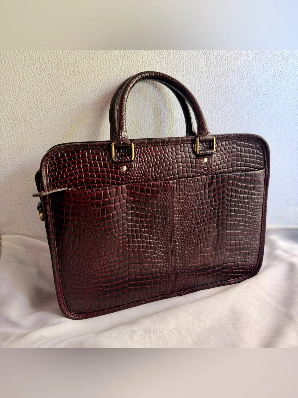 REONN DARLING Laptop Genuine Leather Bag 15 Inch Briefcase for Men | NEW